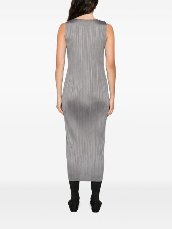 25FW 플리츠플리즈 롱 원피스 PP59JH114 12 Grey - PLEATS PLEASE