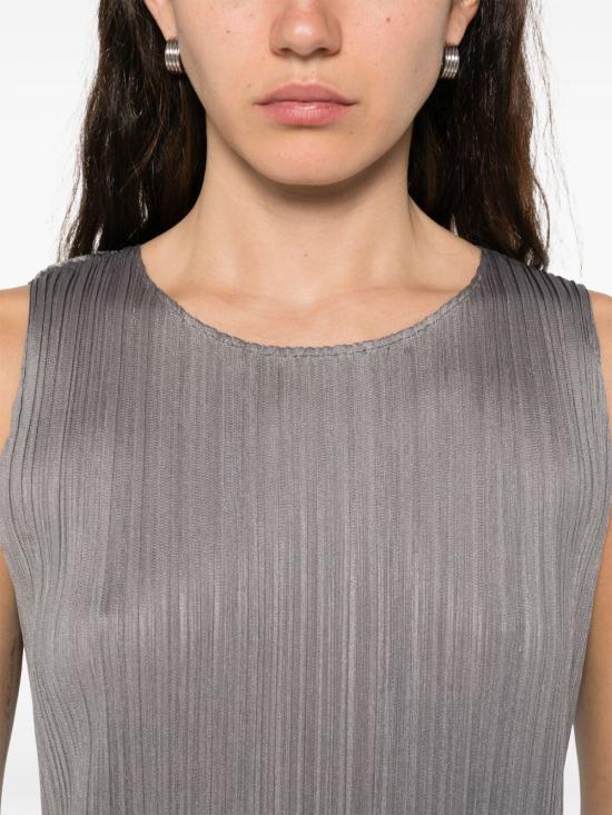 25FW 플리츠플리즈 롱 원피스 PP59JH114 12 Grey - PLEATS PLEASE