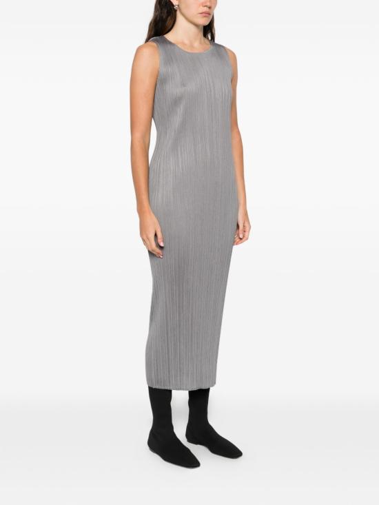 25FW 플리츠플리즈 롱 원피스 PP59JH114 12 Grey - PLEATS PLEASE