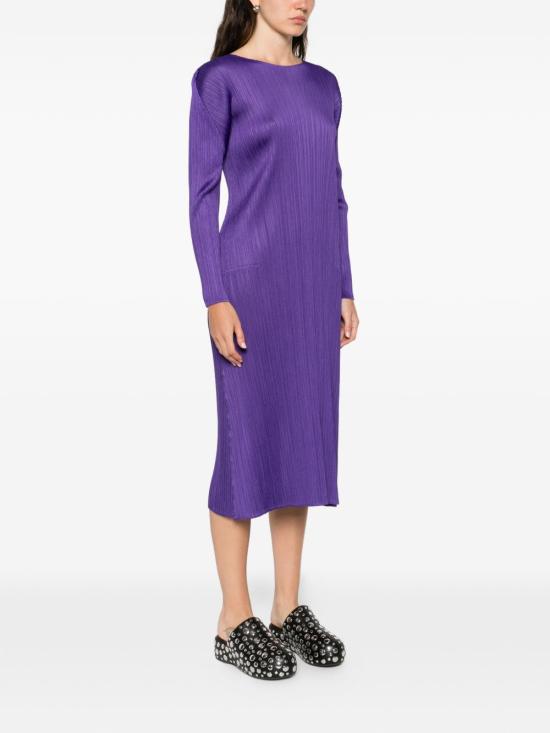25FW 플리츠플리즈 롱 원피스 PP58JH156 81 Purple - PLEATS PLEASE