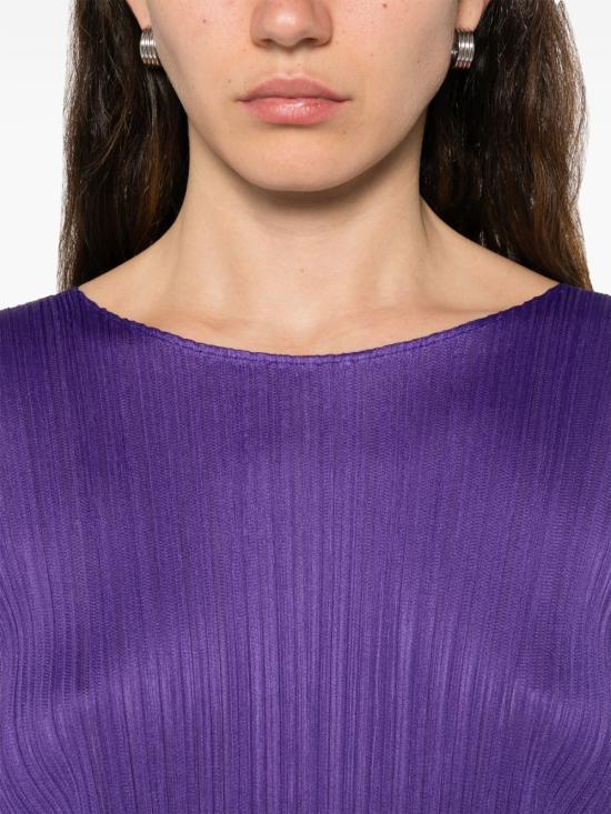 25FW 플리츠플리즈 롱 원피스 PP58JH156 81 Purple - PLEATS PLEASE