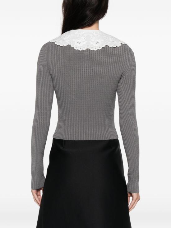 26SS 셀프 포트레이트 스웨터 RS26 106TA GR GREY Grey - SELF PORTRAIT