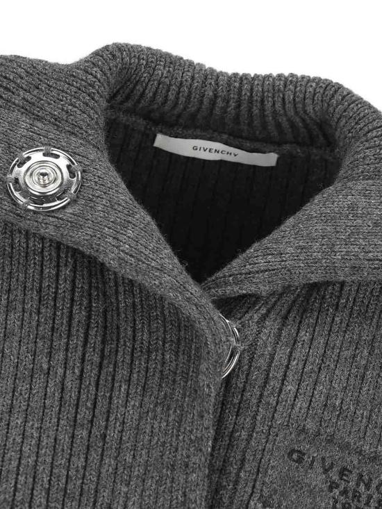  지방시 가디건 BWK00K4ZSM033 Grey - GIVENCHY