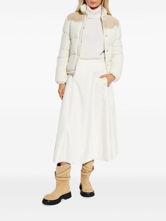 25FW 애드 미디 스커트 12AWL7741016 White - ADD