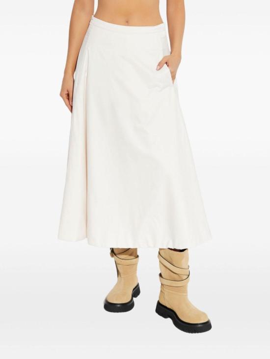 25FW 애드 미디 스커트 12AWL7741016 White - ADD