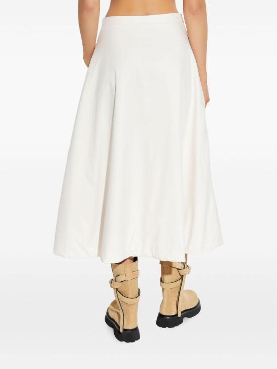 25FW 애드 미디 스커트 12AWL7741016 White - ADD