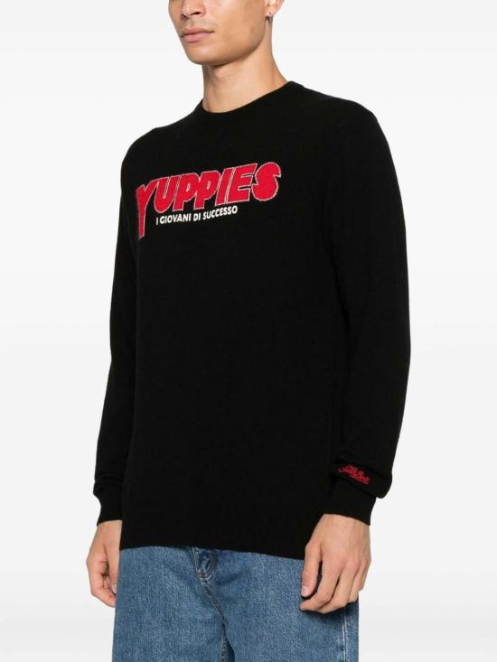 25FW 세인트바쓰 스웨터 HERONLIGHT00420I00EMB Black - MC2 SAINT BARTH