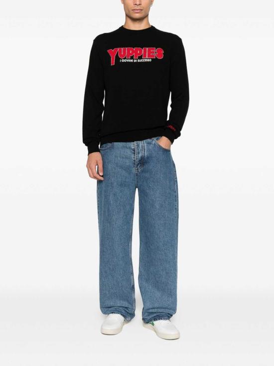 25FW 세인트바쓰 스웨터 HERONLIGHT00420I00EMB Black - MC2 SAINT BARTH