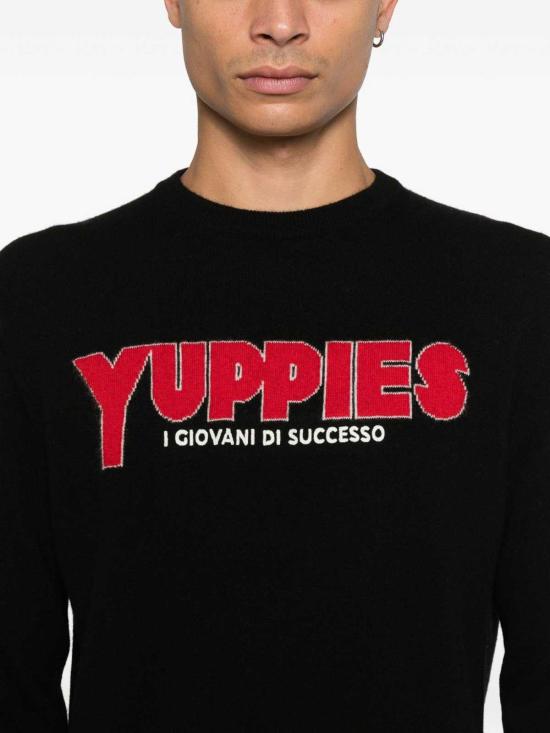 25FW 세인트바쓰 스웨터 HERONLIGHT00420I00EMB Black - MC2 SAINT BARTH