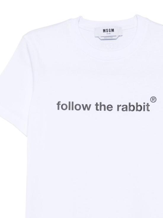  엠에스지엠 반팔 티셔츠 3941MDM8725779801 White - MSGM