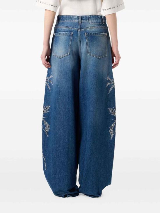 25FW 비 블루마린 스트레이트 팬츠 4J122AC6F18 Blue - BE BLUMARINE