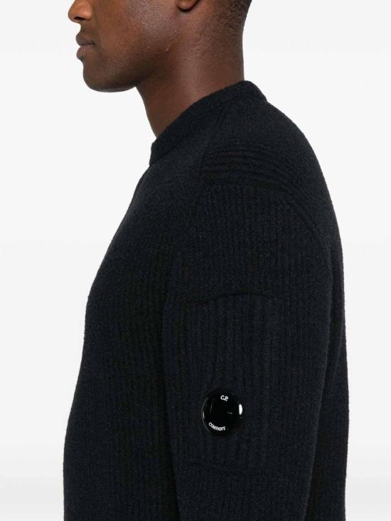 씨피 컴퍼니 스웨터 19CMKN307A006170A999 Black - C.P. COMPANY