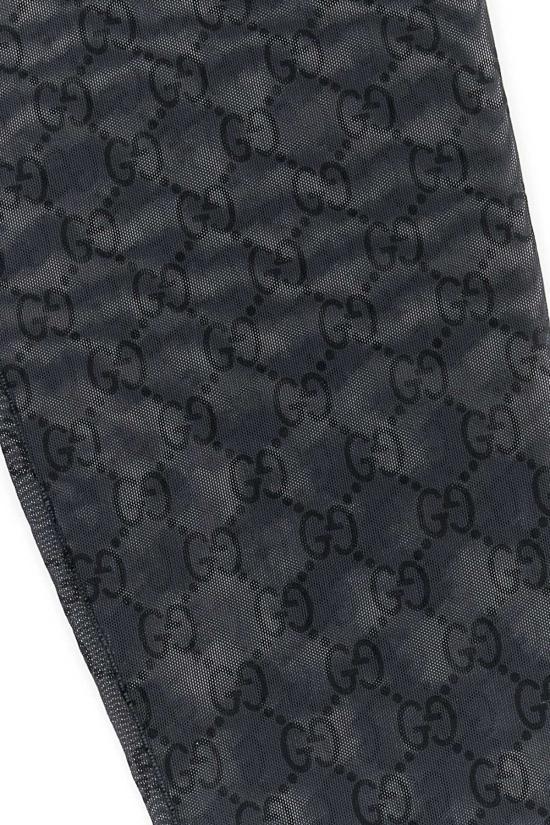 25FW 구찌 프린티드 스트레치 나일론 타이즈 8497203GAN9 1060 Black - GUCCI