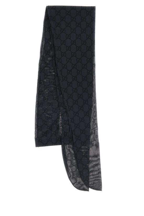 25FW 구찌 프린티드 스트레치 나일론 타이즈 8497203GAN9 1060 Black