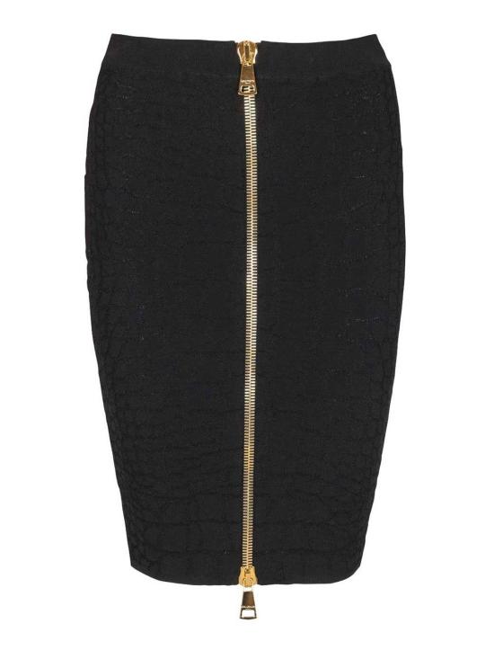 25FW 발망 숏 원피스 FF0LC290KJ140 Black