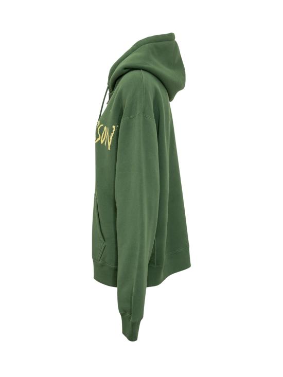 26SS JW앤더슨 후드 티셔츠 JW0273PG1901 500 GREEN - JW ANDERSON