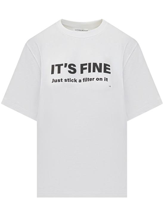 26SS 빅토리아 베컴 반팔 티셔츠 1126JTS007232A 6 WHITE