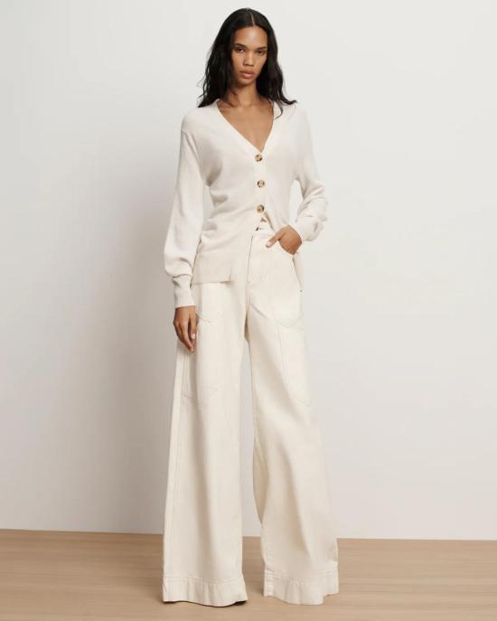  베로니카비어드 가디건 베로니카 비어드 라모트 캐시미어 카디건 아이보리 - VERONICA BEARD