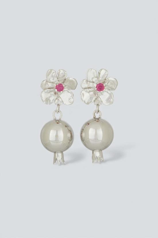  몬도 몬도 이어링 Mondo Mondo 화이트 브론즈 멜로그라노 귀걸이