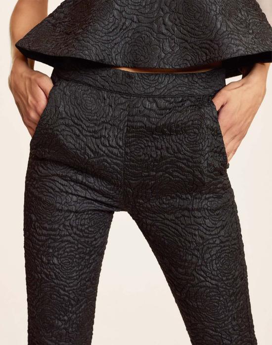  신시아 로리 크롭 팬츠 신시아 로울리 쁘띠 푸르 팬츠 블랙 - CYNTHIA ROWLEY