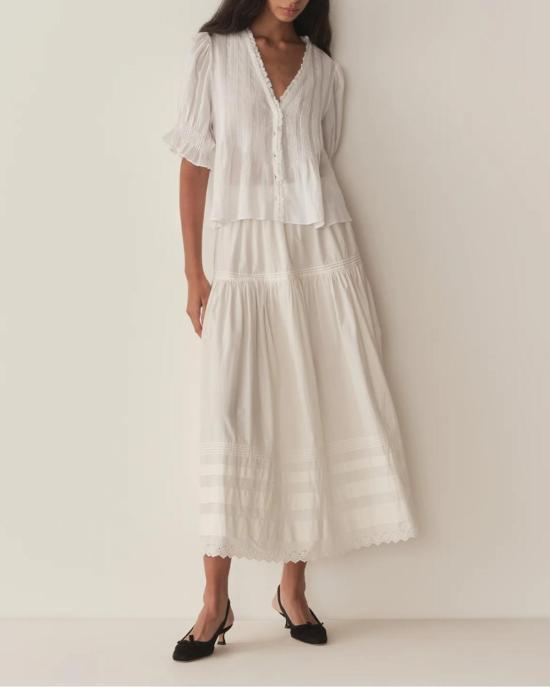  도엔 블라우스 칼리 탑 솔트 - DOEN