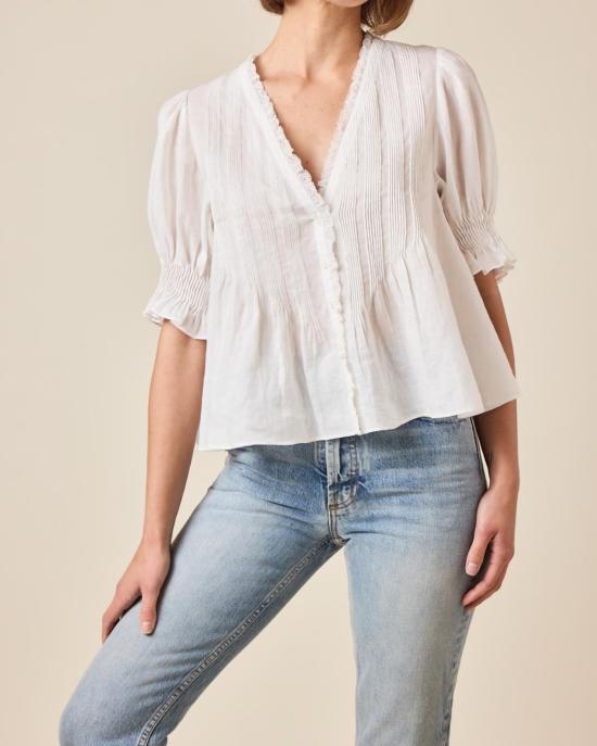  도엔 블라우스 칼리 탑 솔트 - DOEN