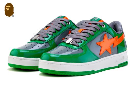  베이프 스니커즈 001FWL301303MGRN GREEN DOM