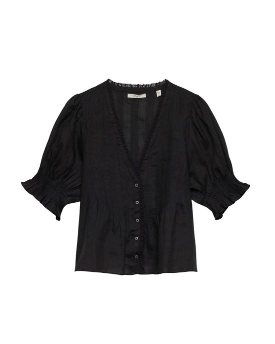  도엔 블라우스 칼리 탑 블랙