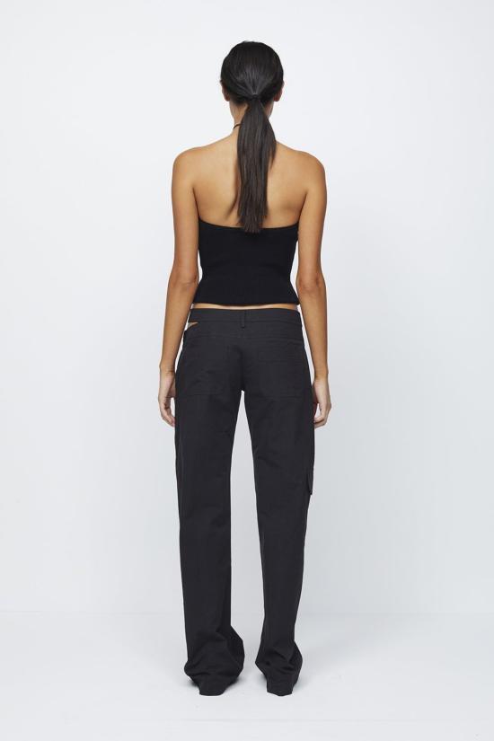  백앤브릿지 민소매 티셔츠 Bec + Bridge Vesna 스트랩리스 니트 탑 블랙 - BEC + BRIDGE