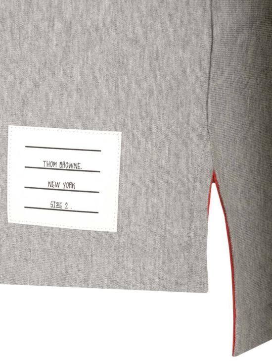 25SS 톰브라운 RWB 스트라이프 티셔츠 MJS252AJ0138035 Grey - THOM BROWNE