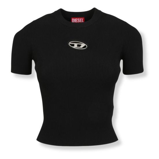 25FW 디젤 M 발라리 숏슬리브 점퍼  A19674 0DLAX Black