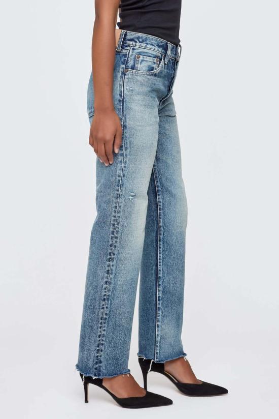  마우지 데님 팬츠 무시 Mv 레이븐크레스트 스트레이트 진 - MOUSSY