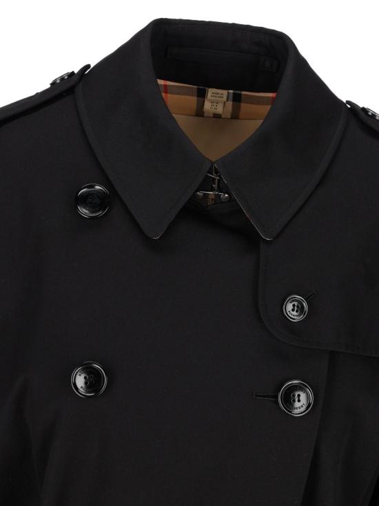  버버리 숏 켄싱턴 헤리티지 트렌치 코트 8079415 A1189 Black - BURBERRY