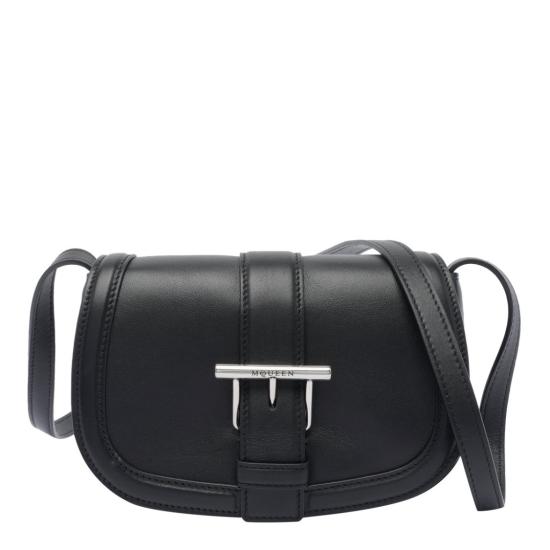 25SS 알렉산더 맥퀸 미니 T 바 사첼 크로스백 8271131MAAD1000 Black