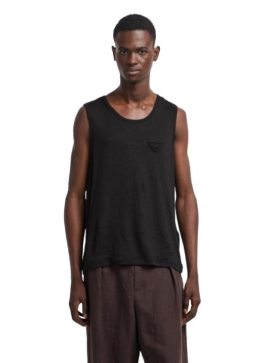 25FW 엠포리오 아르마니 폴로 티셔츠 EM002819AF17962 UC001 BLACK