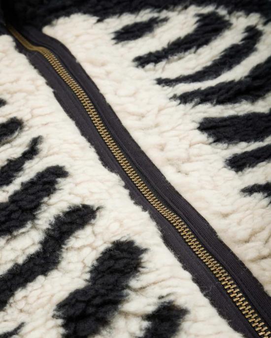  캐피탈 봄버 자켓 본 보아 플리스 리버시블 블루종 - KAPITAL