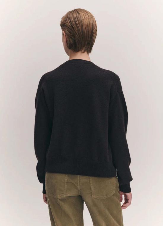  도우터 가디건 &Daughter Ada 크루넥 카디건 다크 브라운 - &DAUGHTER