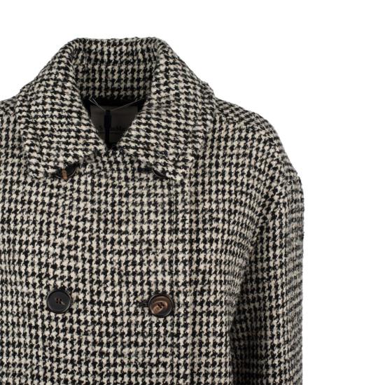 25FW 막스마라 코트 ALESSIA WHITE BLACK - MAX MARA