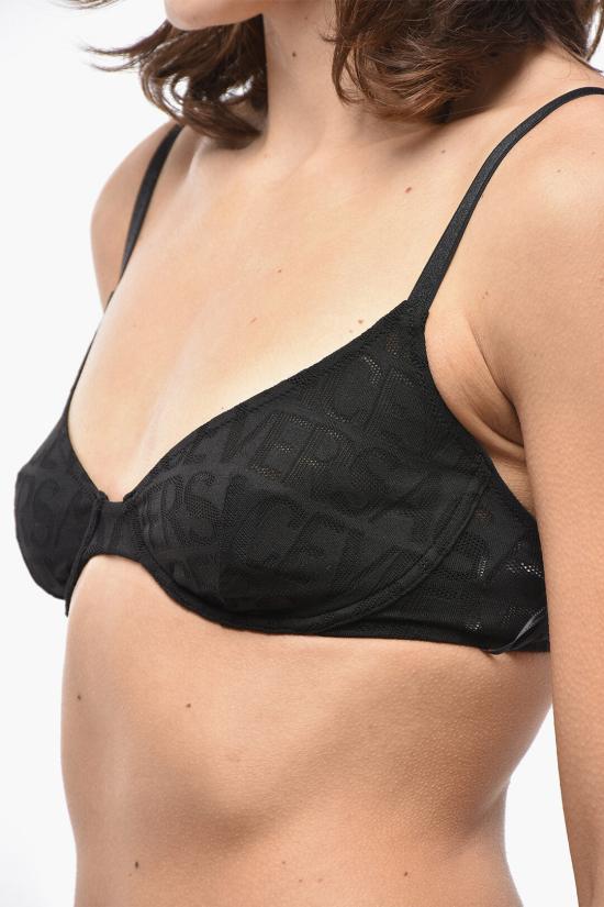  베르사체 브라 1011590 1A08525 1B000 Black - VERSACE