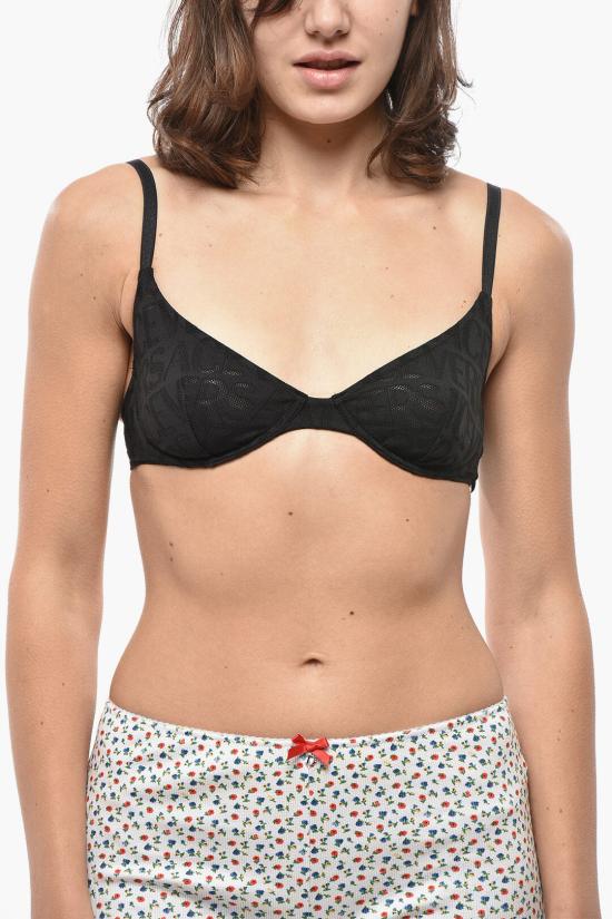  베르사체 브라 1011590 1A08525 1B000 Black