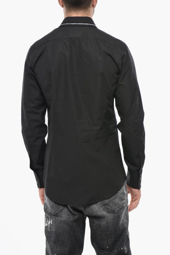  디스퀘어드2 긴팔 셔츠 S74DM0909 S35244 900 Black - DSQUARED2
