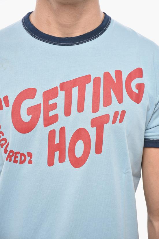  디스퀘어드2 반팔 티셔츠 S74GD1388 D20035 472 Light blue - DSQUARED2