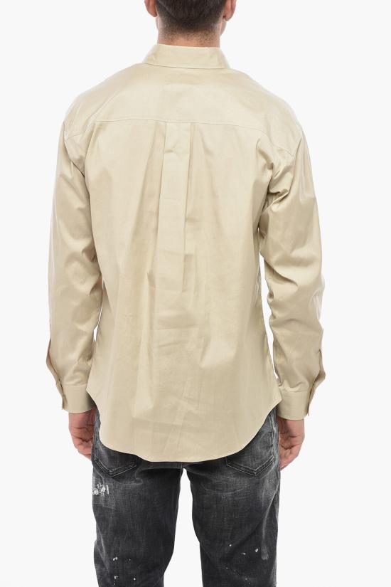  디스퀘어드2 긴팔 셔츠 S74DM0915 S44131 111 Beige - DSQUARED2