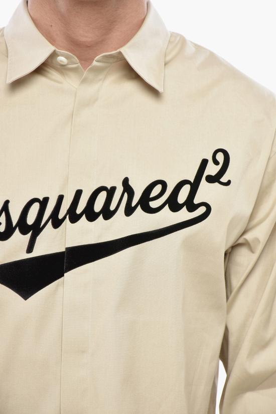  디스퀘어드2 긴팔 셔츠 S74DM0915 S44131 111 Beige - DSQUARED2