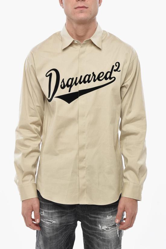  디스퀘어드2 긴팔 셔츠 S74DM0915 S44131 111 Beige