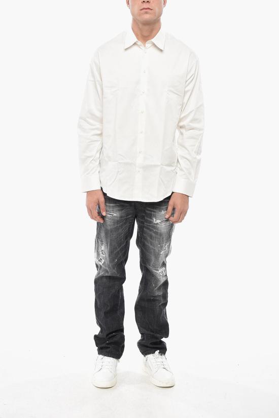  디스퀘어드2 긴팔 셔츠 S74DM0894 D35200 101 White - DSQUARED2