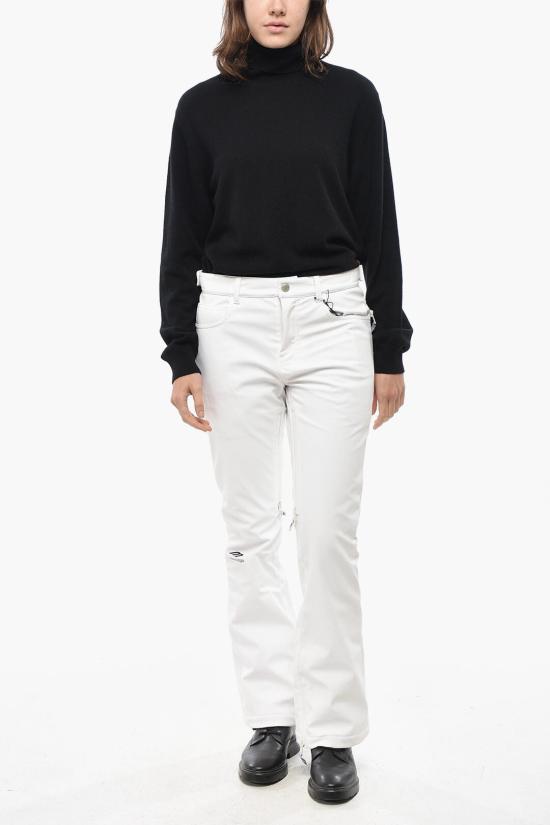  발렌시아가 스키웨어 3B 스포츠 아이콘 5 포켓 스키 팬츠 774002 TPQ37 9000 White - BALENCIAGA