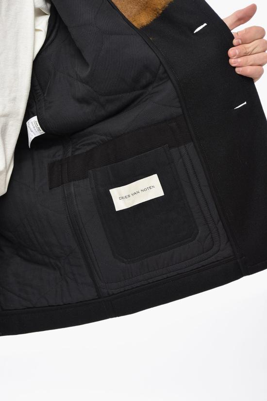  드리스 반 노튼 코트 242 020232 9162 704 Marrone Nero - DRIES VAN NOTEN