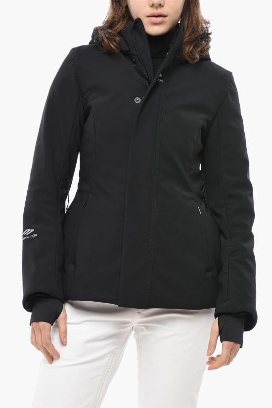  발렌시아가 3B 스포츠 아이콘 아워글래스 스키 자켓 773998 TPQ37 1000 Black