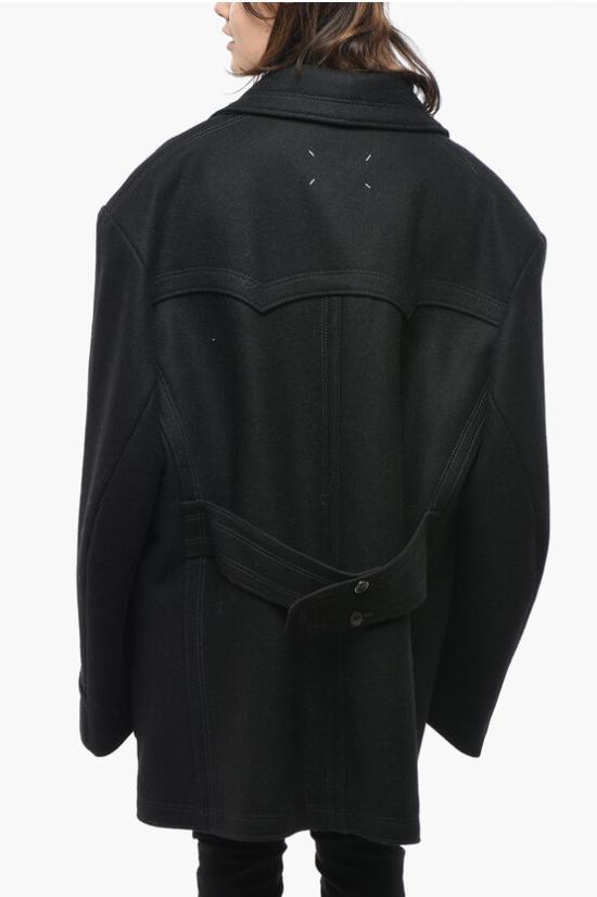  마르지엘라 코트 S67AM0053 S44024 900 Black - MAISON MARGIELA